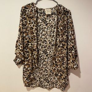 Leopard Print “Cardigan” or “Cover up”